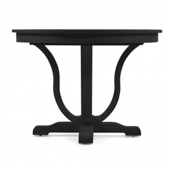 Стол обеденный D 120 см Classico Italiano Бруклин, круглый, Чёрный, LOT120/BL