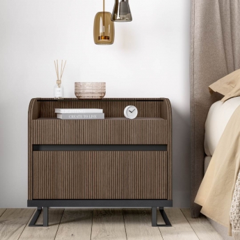 Прикроватная тумба Status Italy Hexagon, один ящик, HEBCNCD01