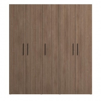 Шкаф 5-дверный Status Italy Hexagon, 235x227 см, низкий, HEBCNAR05