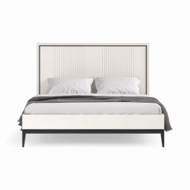 Кровать Classico Italiano Ницца, 140х200, молочная, 8140/L/BL/BL