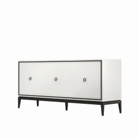 Прилавок Classico Italiano Ницца, 3-дверный, молочный/гладкий фасад, 8014/L/BL/BL