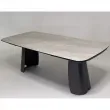 Стол обеденный Q-Home Kent, 200/300 см, раздвижной, матовая серая керамика / каркас темно-серый, QH626М06000 - Фото 8
