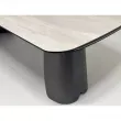 Стол обеденный Q-Home Kent, 200/300 см, раздвижной, матовая серая керамика / каркас темно-серый, QH626М06000 - Фото 6