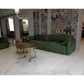 Диван Q-Home Casablanca, 3-местный, ткань, темно-зеленый, SF026