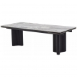 Стол обеденный Q-Home Адажио, 240/320 см, раздвижной, матовая керамика Mineral Stone Natural / каркас Черный, QH480M05950 - Фото 1