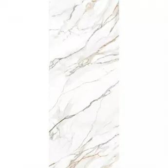 Стол обеденный Q-Home Адажио, 115/155 см, раздвижной, испанская керамика Gilt White / каркас Латте, QH480M05951