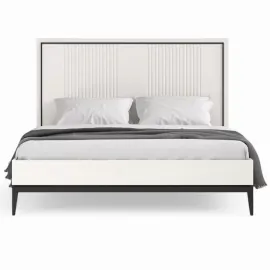 Кровать Classico Italiano Ницца, 140х200, молочная, 8140/L/BL/BL