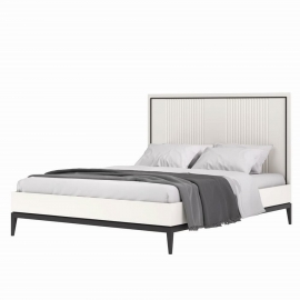 Кровать Classico Italiano Ницца, 160х200, молочная, 8160/L/BL/BL