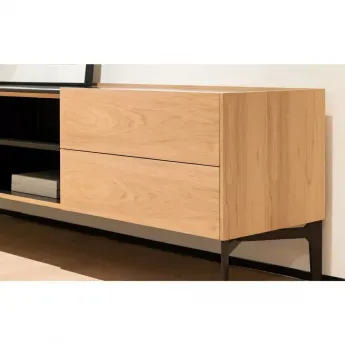 Тумба ТВ Art Fabric Delir, 4 ящика, 2 открытых полки, 02290