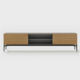 Тумба ТВ Art Fabric Delir, 4 ящика, 2 открытых полки, AF02290