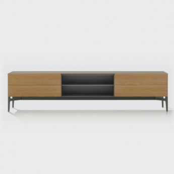 Тумба ТВ Art Fabric Delir, 4 ящика, 2 открытых полки, 02290