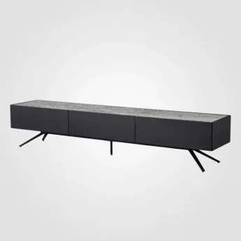 Тумба ТВ Art Fabric Tray, 3 ящика, искусственный камень, 01487