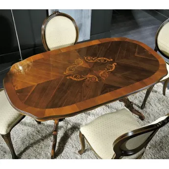Стол обеденный Claudio Saoncella Verdi, 175/225, раздвижной, Вишня (PC90) - 21579