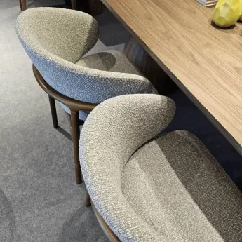 Стул MOD Interiors Olimar, Орех / ткань букле, MDI.CH.OLM.24