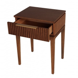 Прикроватная тумба Vissam Bryce, 1 ящик, Дуб Честерфилд, 21016.01