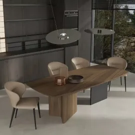 Стол обеденный MOD Interiors Miramar 200, фиксированный, Орех F (V36F), MDI.DT.MRM.81