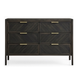 Комод Vissam Art-Deco (Виссам Арт-Деко), 6 ящиков, Дуб Венге, 23014