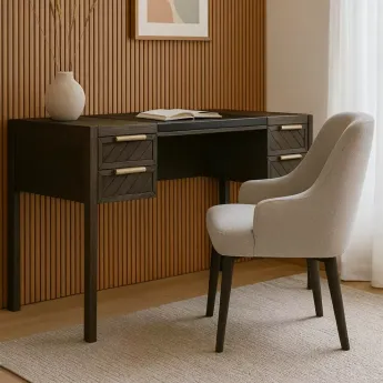 Стол письменный Vissam Art-Deco (Виссам Арт-Деко), 4 ящика, Дуб Венге, 23016