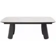 Стол обеденный Q-Home Kent, 200/300 см, раздвижной, матовая серая керамика / каркас темно-серый, QH626М06000 - Фото 4