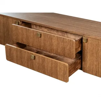 Тумба ТВ Vissam Gven (Виссам Гвен), 2 дверцы, 2 ящика, Американский орех, 26019