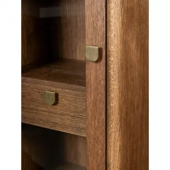 Витрина 1-дверная Vissam Gven (Виссам Гвен), 1 ящик, Американский орех, 26018