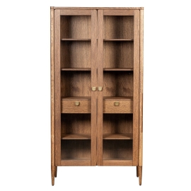 Витрина 2-дверная Vissam Gven (Виссам Гвен), 2 ящика, Американский орех, 26025