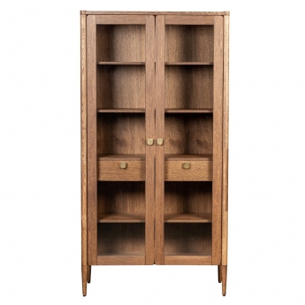 Витрина 2-дверная Vissam Gven (Виссам Гвен), 2 ящика, Американский орех, 26025