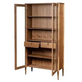 Витрина 2-дверная Vissam Gven (Виссам Гвен), 2 ящика, Американский орех, 26025