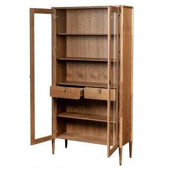 Витрина 2-дверная Vissam Gven (Виссам Гвен), 2 ящика, Американский орех, 26025