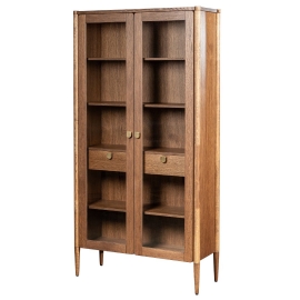 Витрина 2-дверная Vissam Gven (Виссам Гвен), 2 ящика, Американский орех, 26025