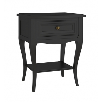 Тумба прикроватная с 1 ящиком Classico Italiano Бруклин, Черный 7010/BL