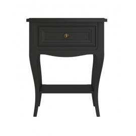 Тумба прикроватная с 1 ящиком Classico Italiano Бруклин, Черный 7010/BL