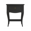 Тумба прикроватная с 1 ящиком Classico Italiano Бруклин, Черный 7010/BL - Фото 2