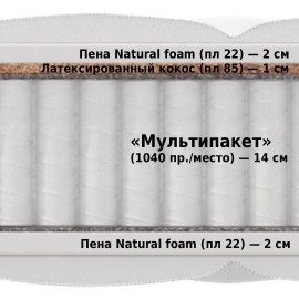 Матрас Materlux Jardine Multi (Матерлюкс Джардин Мульти) – 140х200 см