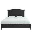 Кровать 160x200 Aletan Majessa (Алетан Маджесса), Чёрный, М206BL - Фото 1