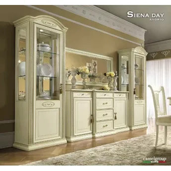 Комод трёхдверный Siena Day Avorio Camelgroup с ящиками