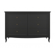 Комод Aletan Majessa (Алетан Маджесса), 6 ящиков, Чёрный, М406BL - Фото 2