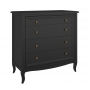 Комод Aletan Majessa (Алетан Маджесса), 4 ящика, Чёрный, М404BL