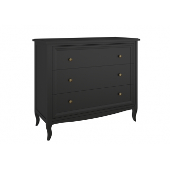 Комод Aletan Majessa (Алетан Маджесса), 3 ящика, Чёрный, М401BL