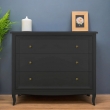 Комод Aletan Majessa (Алетан Маджесса), 3 ящика, Чёрный, М401BL - Фото 3