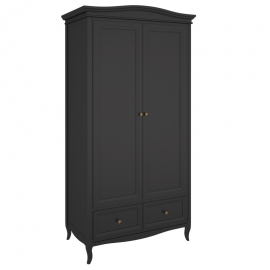 Шкаф Aletan Majessa (Алетан Маджесса), 2-дверный, 2 ящика, Черный, М802BL