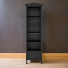 Стеллаж узкий Aletan Majessa (Алетан Маджесса), Черный, 1 ящик, М605BL
