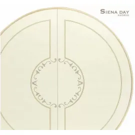 Стол обеденный 160/205 Siena Day Avorio Camelgroup, овальный раскладной