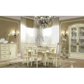 Стол обеденный 160/205 Siena Day Avorio Camelgroup, овальный раскладной