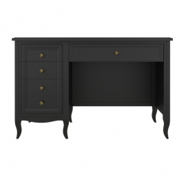 Стол письменный Aletan Majessa (Алетан Маджесса), 5 ящиков, Чёрный, М705BL