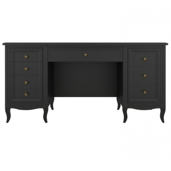 Стол письменный Aletan Majessa (Алетан Маджесса), 8 ящиков, Чёрный, М709BL