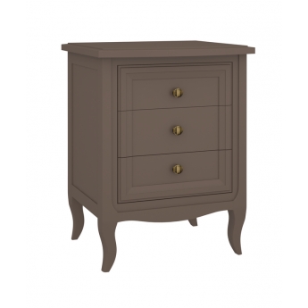 Тумба прикроватная Aletan Majessa (Алетан Маджесса), 3 ящика, Коричневый, М303Q