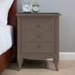 Тумба прикроватная Aletan Majessa (Алетан Маджесса), 3 ящика, Коричневый, М303Q - Фото 3