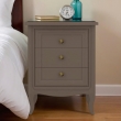 Тумба прикроватная Aletan Majessa (Алетан Маджесса), 3 ящика, Коричневый, М303Q - Фото 4