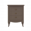 Тумба прикроватная Aletan Majessa (Алетан Маджесса), 3 ящика, Коричневый, М303Q - Фото 2